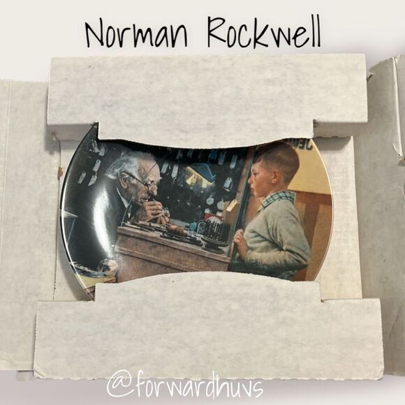 Norman Rockwell Heritage Collection Limited Edition Plate “The Jeweler” - Picture 6 of 9